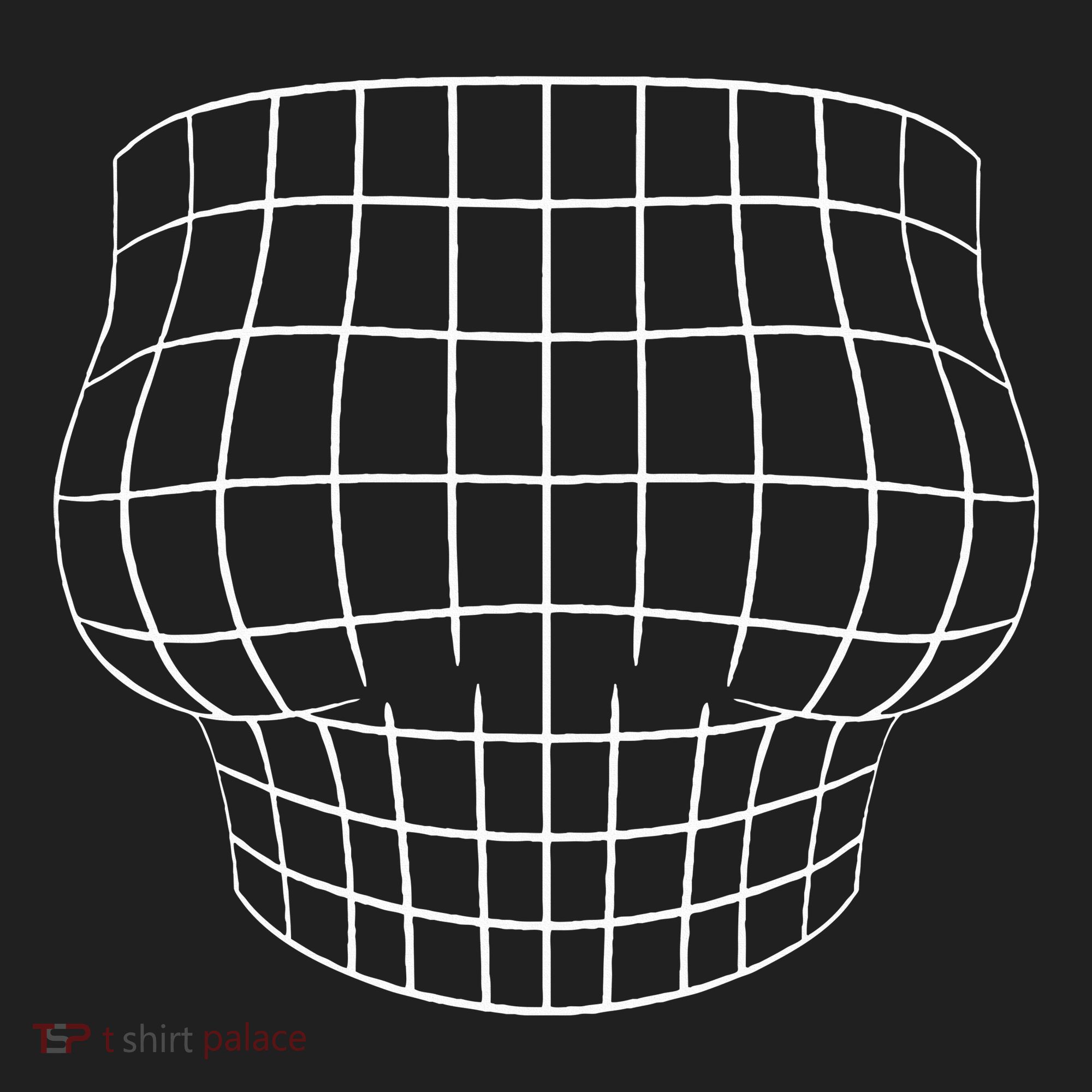 Magnified Chest Optical Illusion Grid Big Boobs Women's Sweatshirt