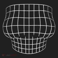 Magnified Chest Optical Illusion Grid Big Boobs Tumbler thumb 3