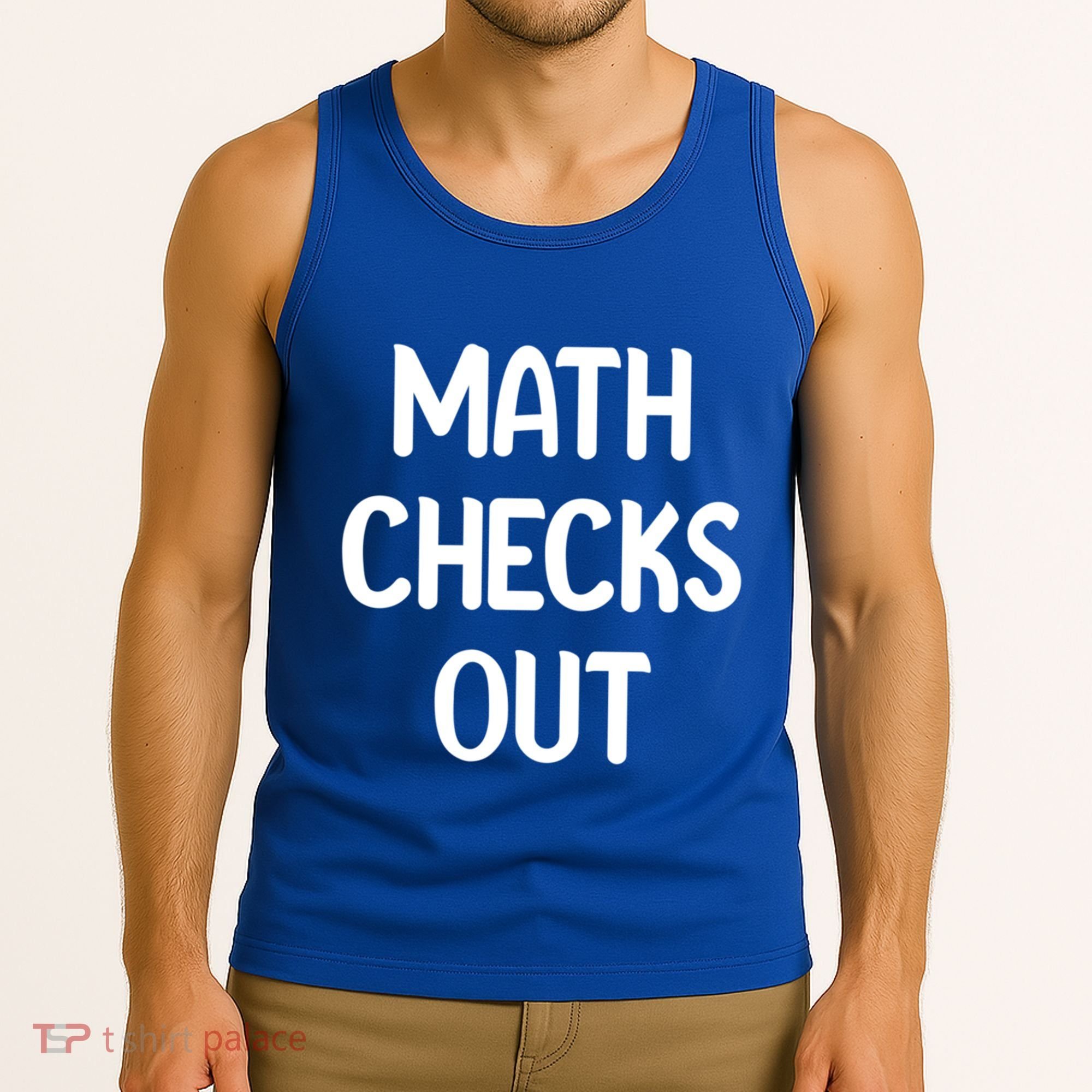 Math Checks Out Awesome Nerdy And Cases Funny Dad Jokes Cute Gift Tank Top