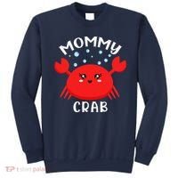 Mommy Crab Ocean Animal Crab Zodiac Funny Announcement Sweatshirt thumb 0