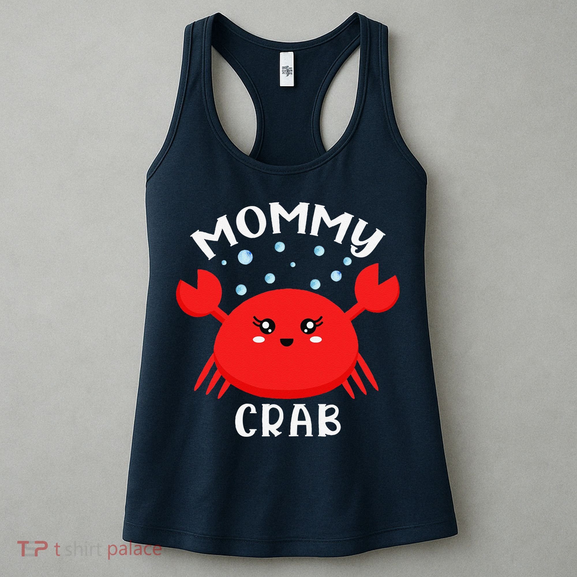 Mommy Crab Ocean Animal Crab Zodiac Funny Announcement Women's Tank Top