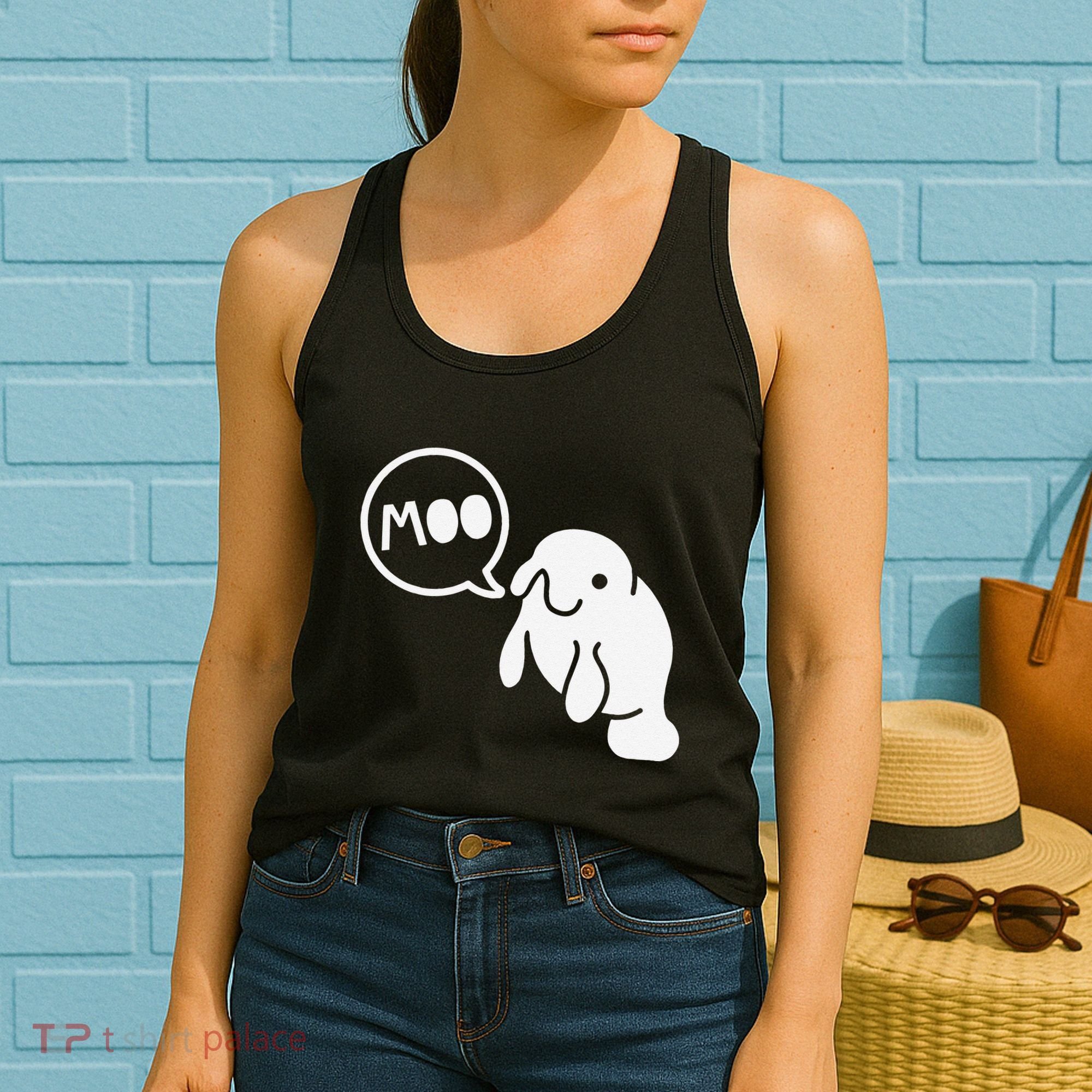 Manatee Cows of the Sea Funny Marine Biology Women's Tank Top