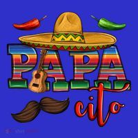 Mama Cita Papa Cito Mexican Papa Matching Cinco De Mayo Gift Long Sleeve Shirt thumb 2