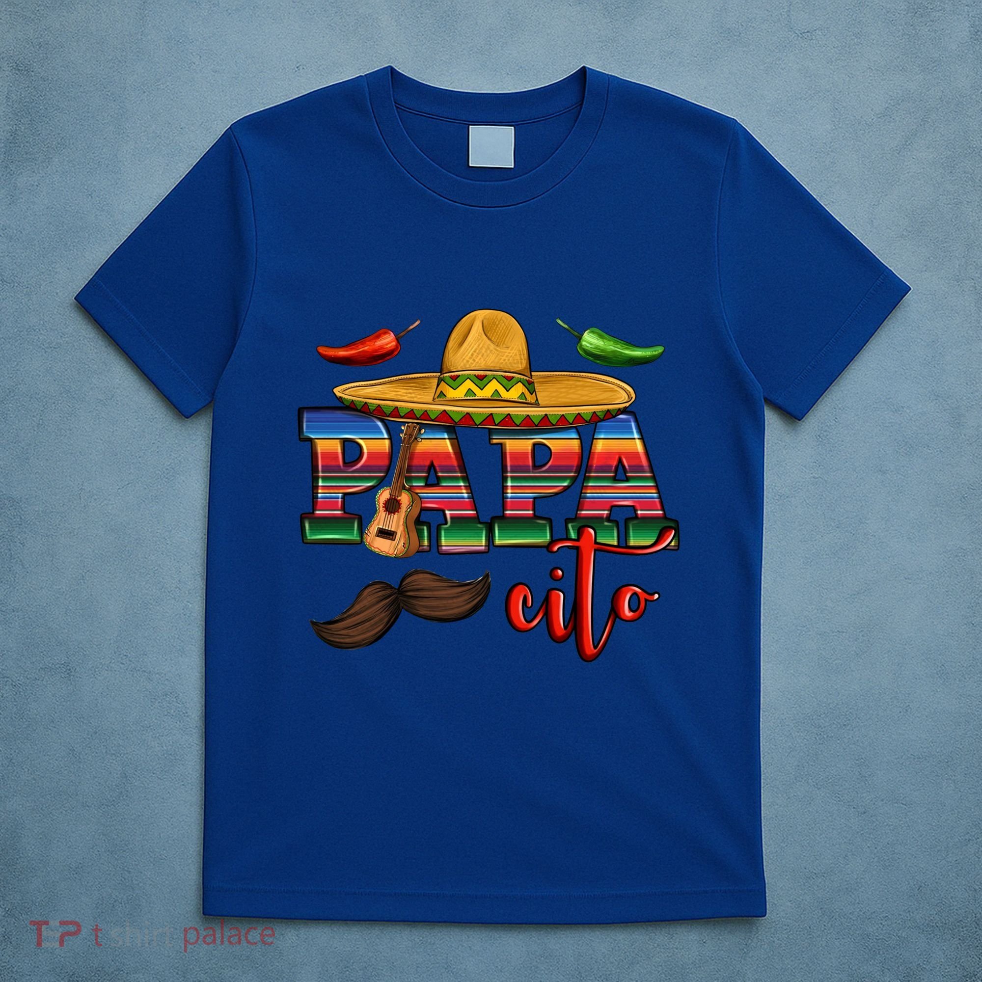Mama Cita Papa Cito Mexican Papa Matching Cinco De Mayo Gift T-Shirt