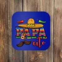Mama Cita Papa Cito Mexican Papa Matching Cinco De Mayo Gift Coaster thumb 0