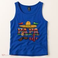 Mama Cita Papa Cito Mexican Papa Matching Cinco De Mayo Gift Tank Top thumb 2