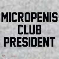 Micropenis Club President Funny Saying Sarcastic Guys The Baniff Cuffed Pom Beanie thumb 2