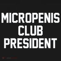 Micropenis Club President Funny Saying Sarcastic Guys Apron thumb 3