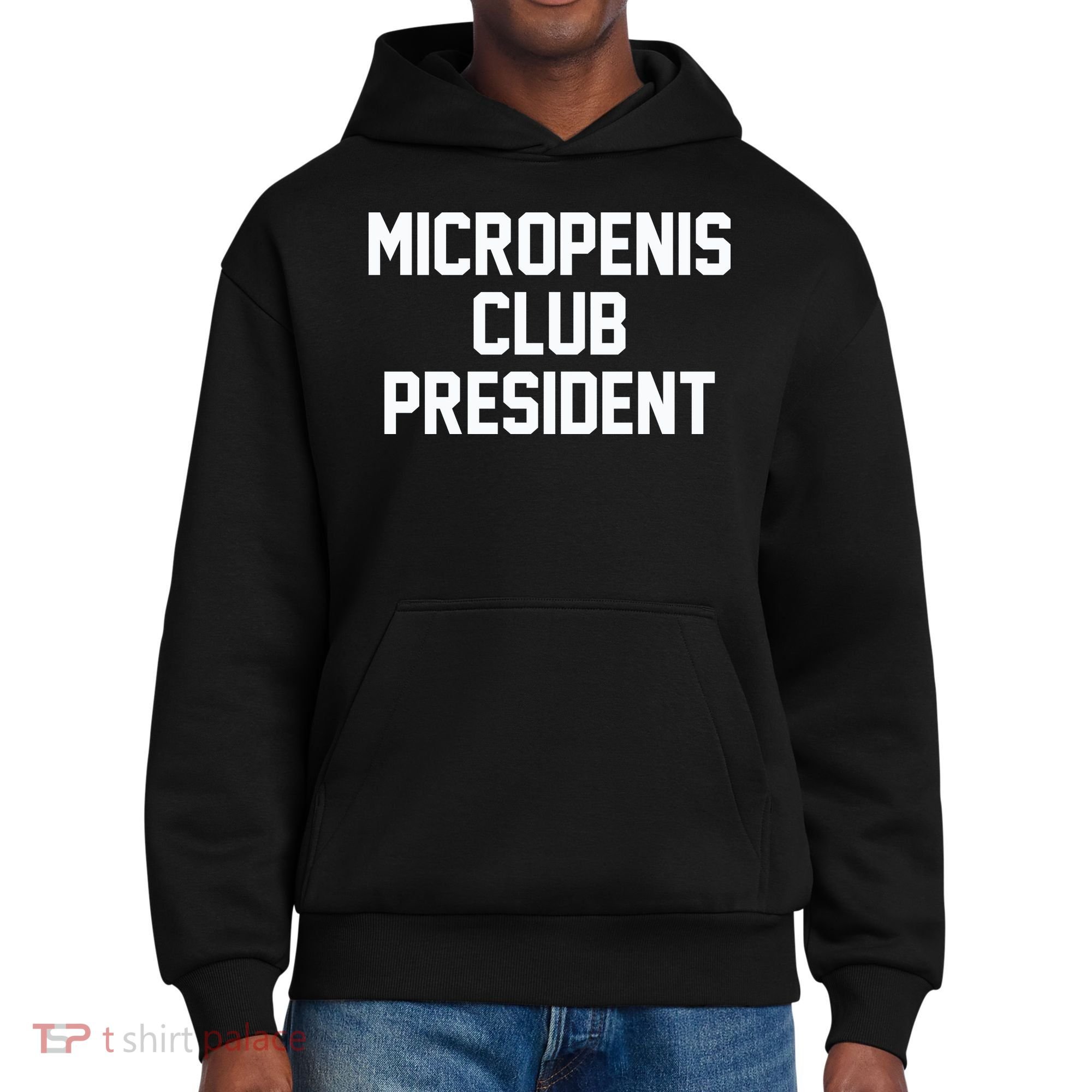 Micropenis Club President Funny Saying Sarcastic Guys District V.I.T. Heavyweight Hoodie
