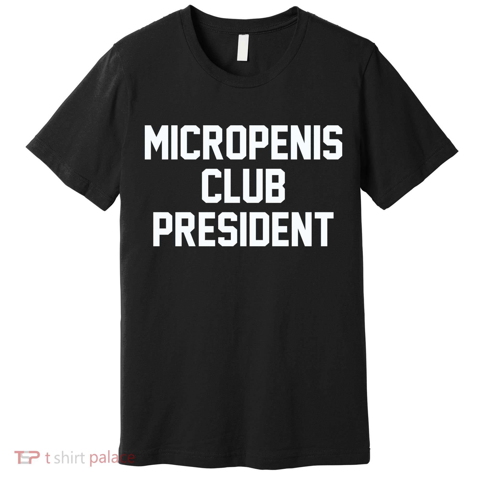 Micropenis Club President Funny Saying Sarcastic Guys Premium T-Shirt