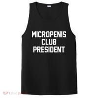 Micropenis Club President Funny Saying Sarcastic Guys PosiCharge Competitor Tank thumb 0