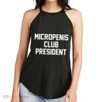 Micropenis Club President Funny Saying Sarcastic Guys Women's Perfect Tri Rocker Tank thumb 2