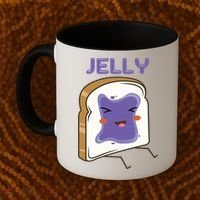 Matching Couple Peanut Butter And Jelly Gift Coffee Mug thumb 2