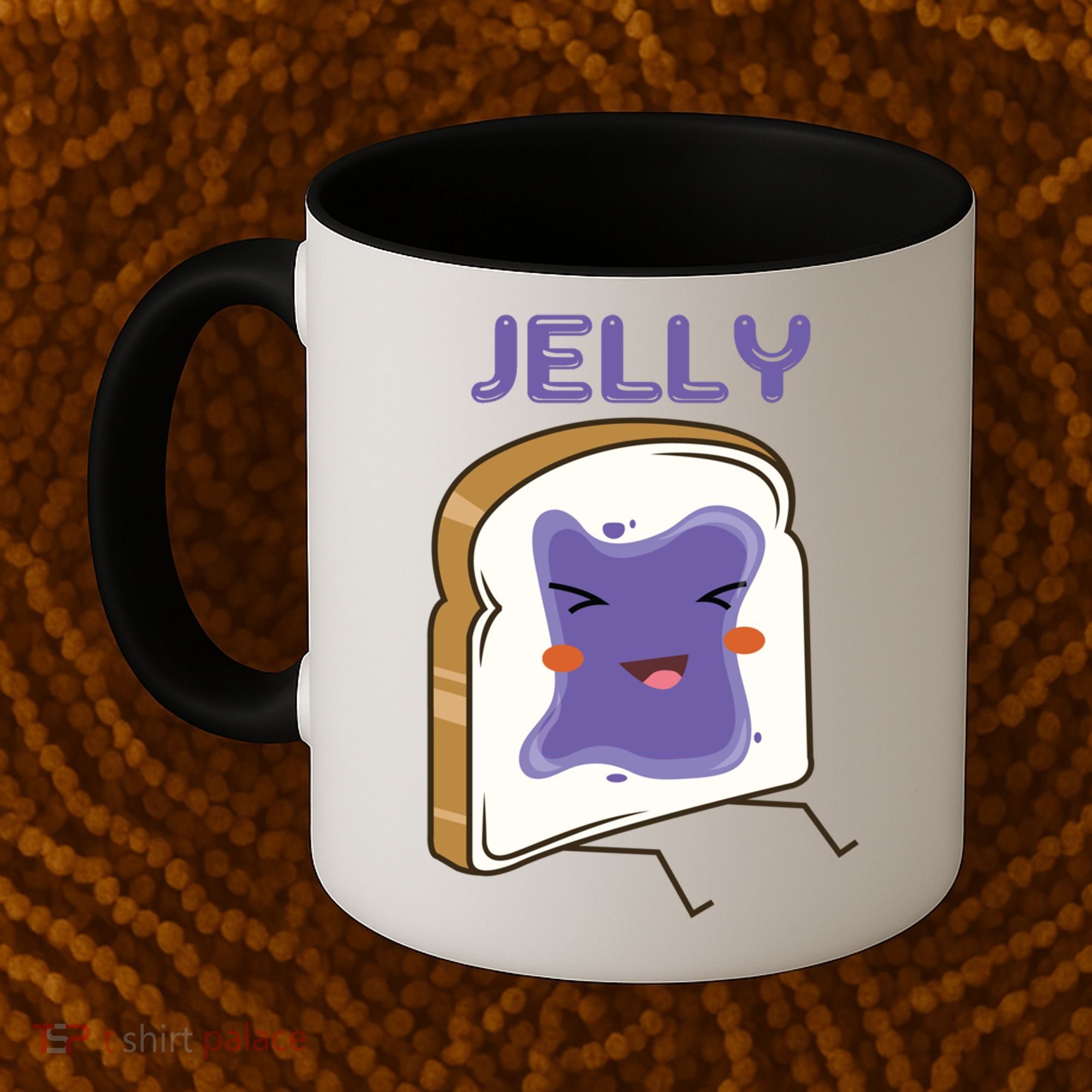 Matching Couple Peanut Butter And Jelly Gift Coffee Mug