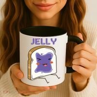 Matching Couple Peanut Butter And Jelly Gift Coffee Mug thumb 3