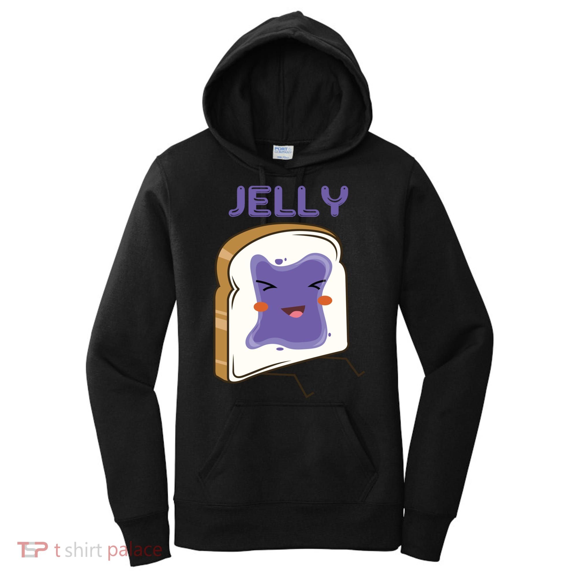 Matching Couple Peanut Butter And Jelly Gift Women's Hoodie