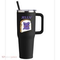 Matching Couple Peanut Butter And Jelly Gift 40oz Vacuum Insulated Stainless Steel Travel Tumbler thumb 0