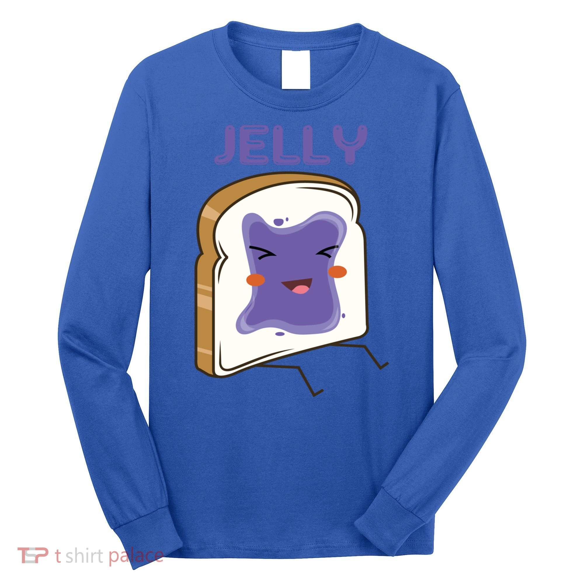 Matching Couple Peanut Butter And Jelly Gift Long Sleeve Shirt
