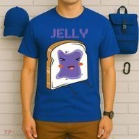 Matching Couple Peanut Butter And Jelly Gift T-Shirt thumb 6