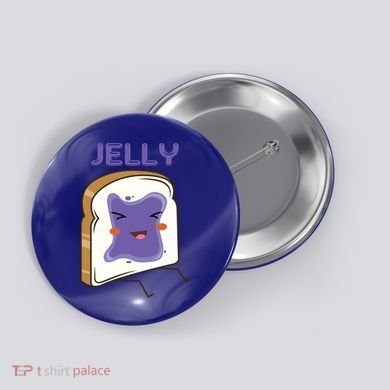 Matching Couple Peanut Butter And Jelly Gift Button