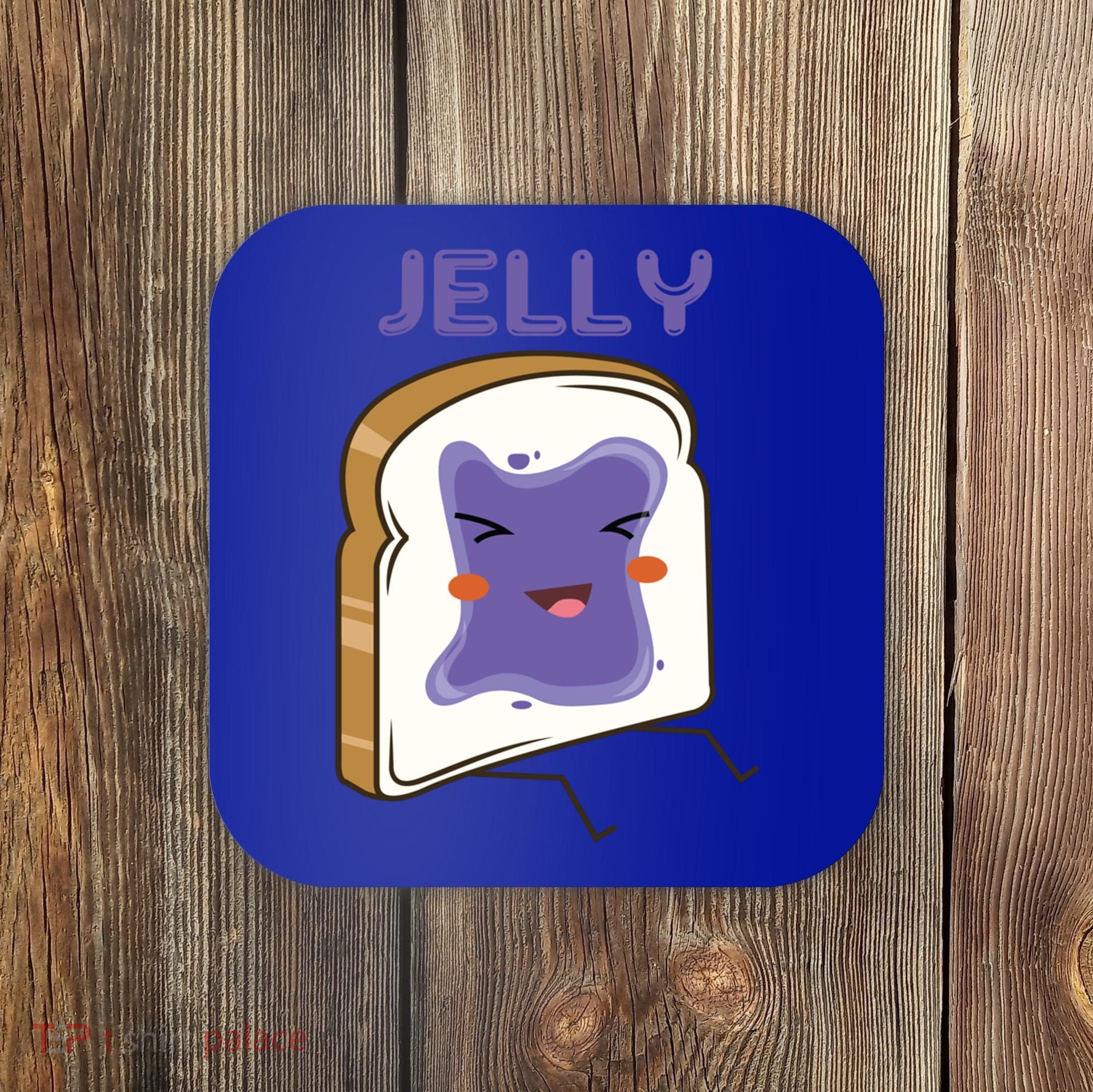 Matching Couple Peanut Butter And Jelly Gift Coaster