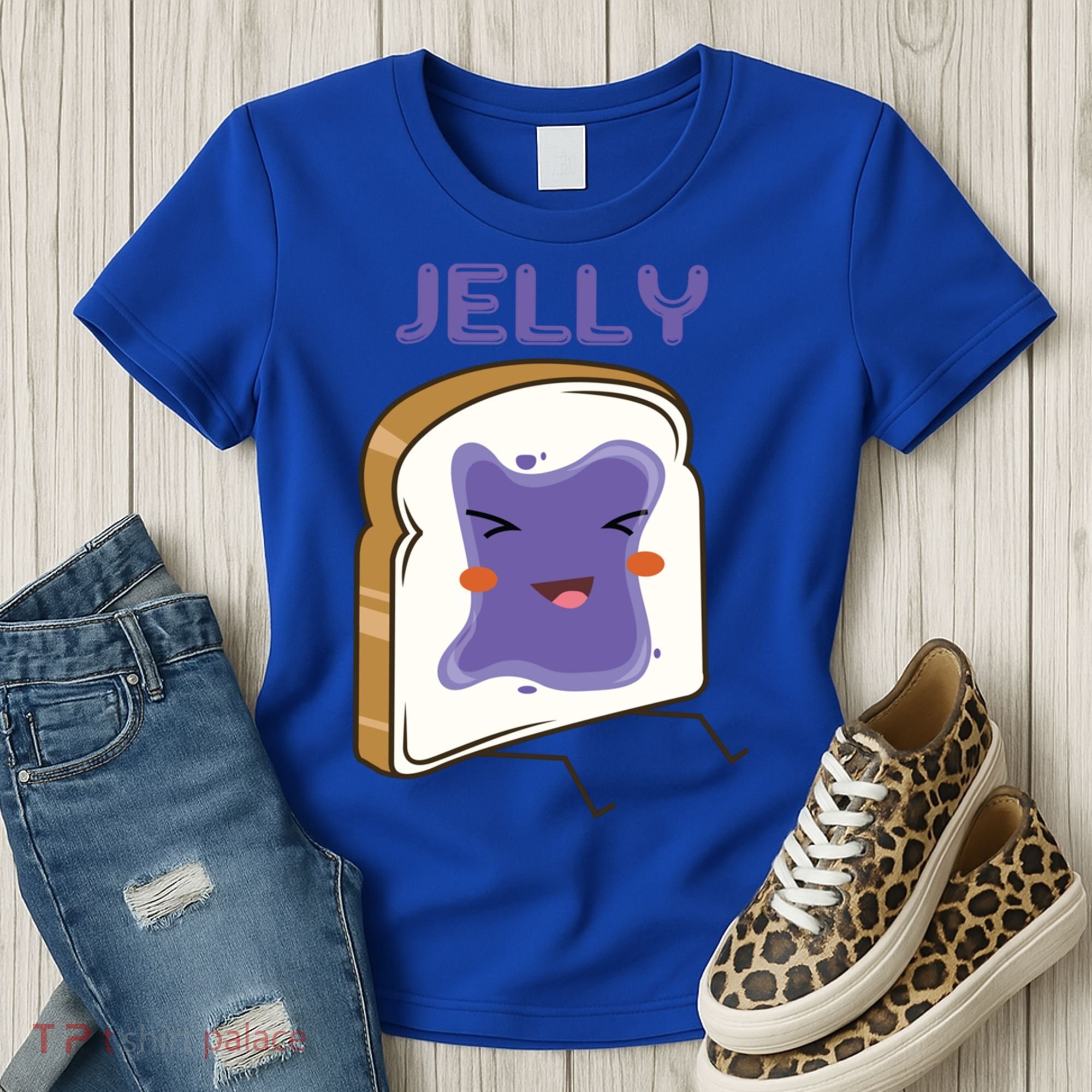 Matching Couple Peanut Butter And Jelly Gift Women's T-Shirt
