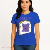 Matching Couple Peanut Butter And Jelly Gift Women's T-Shirt thumb 4