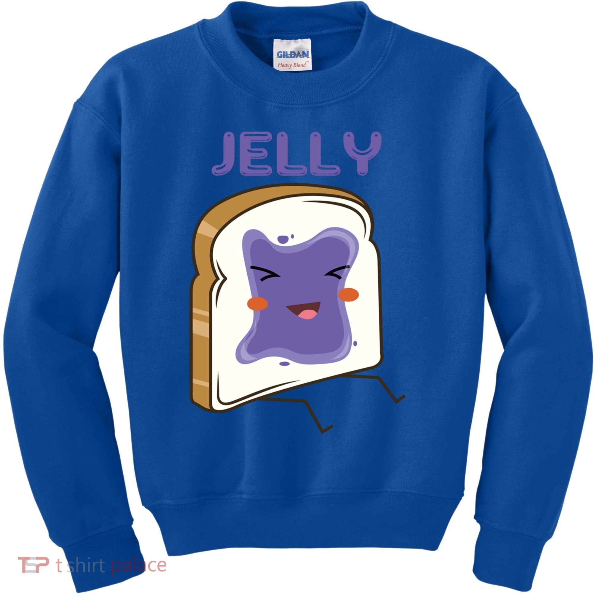 Matching Couple Peanut Butter And Jelly Gift Kids Sweatshirt