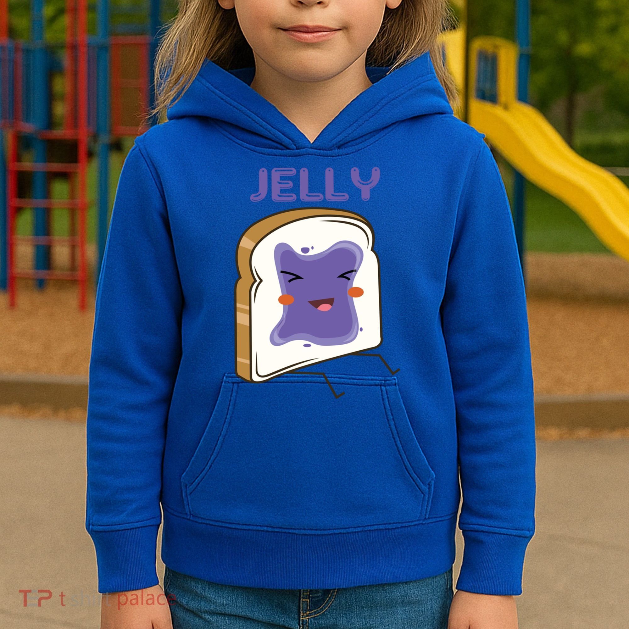 Matching Couple Peanut Butter And Jelly Gift Kids Hoodie