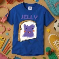 Matching Couple Peanut Butter And Jelly Gift Kids T-Shirt thumb 3