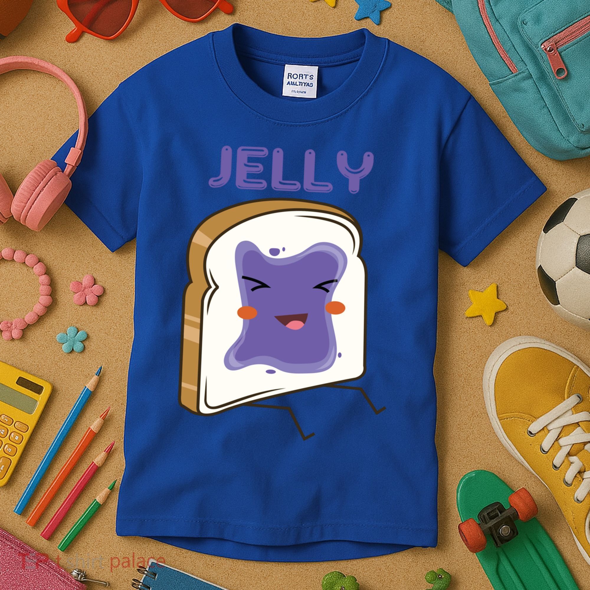 Matching Couple Peanut Butter And Jelly Gift Kids T-Shirt