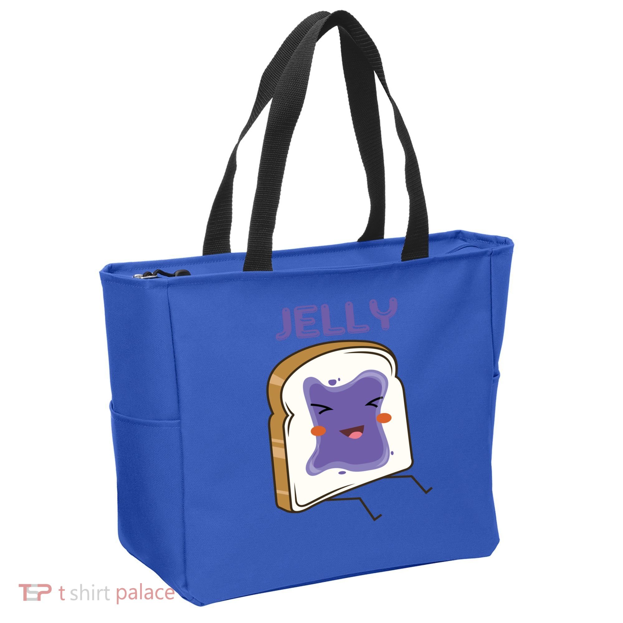 Matching Couple Peanut Butter And Jelly Gift Tote Bag
