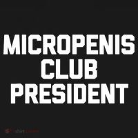 Micropenis Club President - Funny Saying Sarcastic Guys Sweatshirt thumb 3