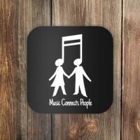 Music Connect People Cute Gift Coaster thumb 0