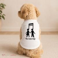 Music Connect People Cute Gift Doggie Tank thumb 2