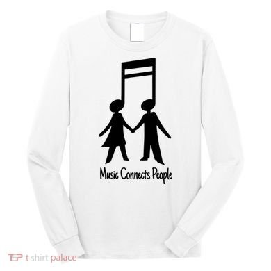 Music Connect People Cute Gift Long Sleeve Shirt