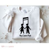 Music Connect People Cute Gift Sweatshirt thumb 2