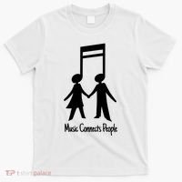 Music Connect People Cute Gift T-Shirt thumb 0