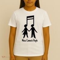 Music Connect People Cute Gift T-Shirt thumb 4