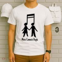 Music Connect People Cute Gift T-Shirt thumb 6