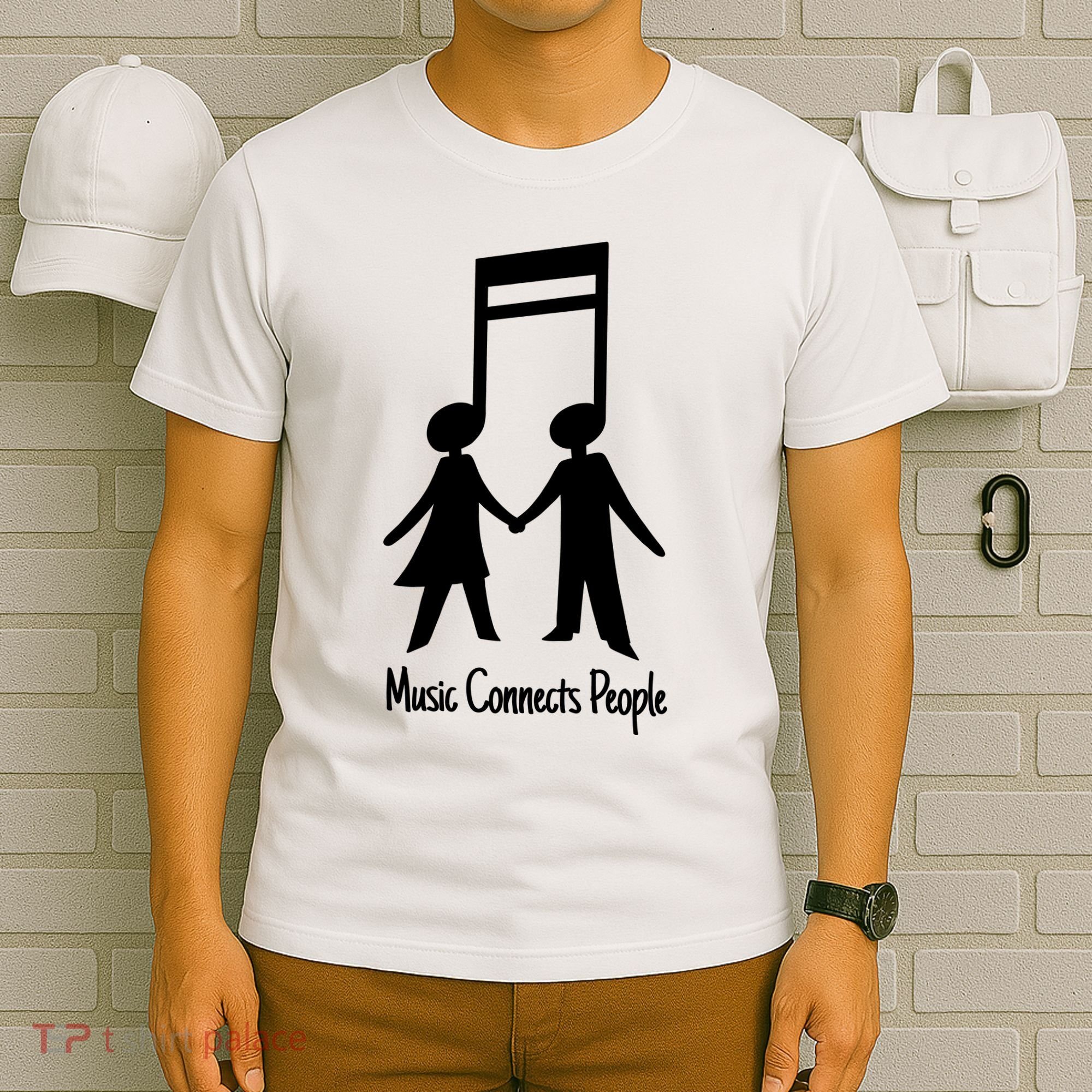 Music Connect People Cute Gift T-Shirt