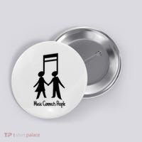 Music Connect People Cute Gift Button thumb 0