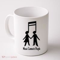 Music Connect People Cute Gift Coffee Mug thumb 0