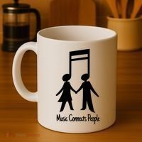 Music Connect People Cute Gift Coffee Mug thumb 4
