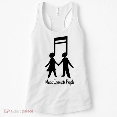 Music Connect People Cute Gift Women's Tank Top