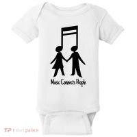 Music Connect People Cute Gift Baby Bodysuit thumb 0