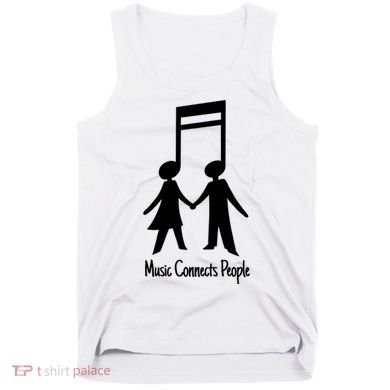 Music Connect People Cute Gift Tank Top
