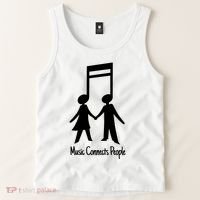 Music Connect People Cute Gift Tank Top thumb 2