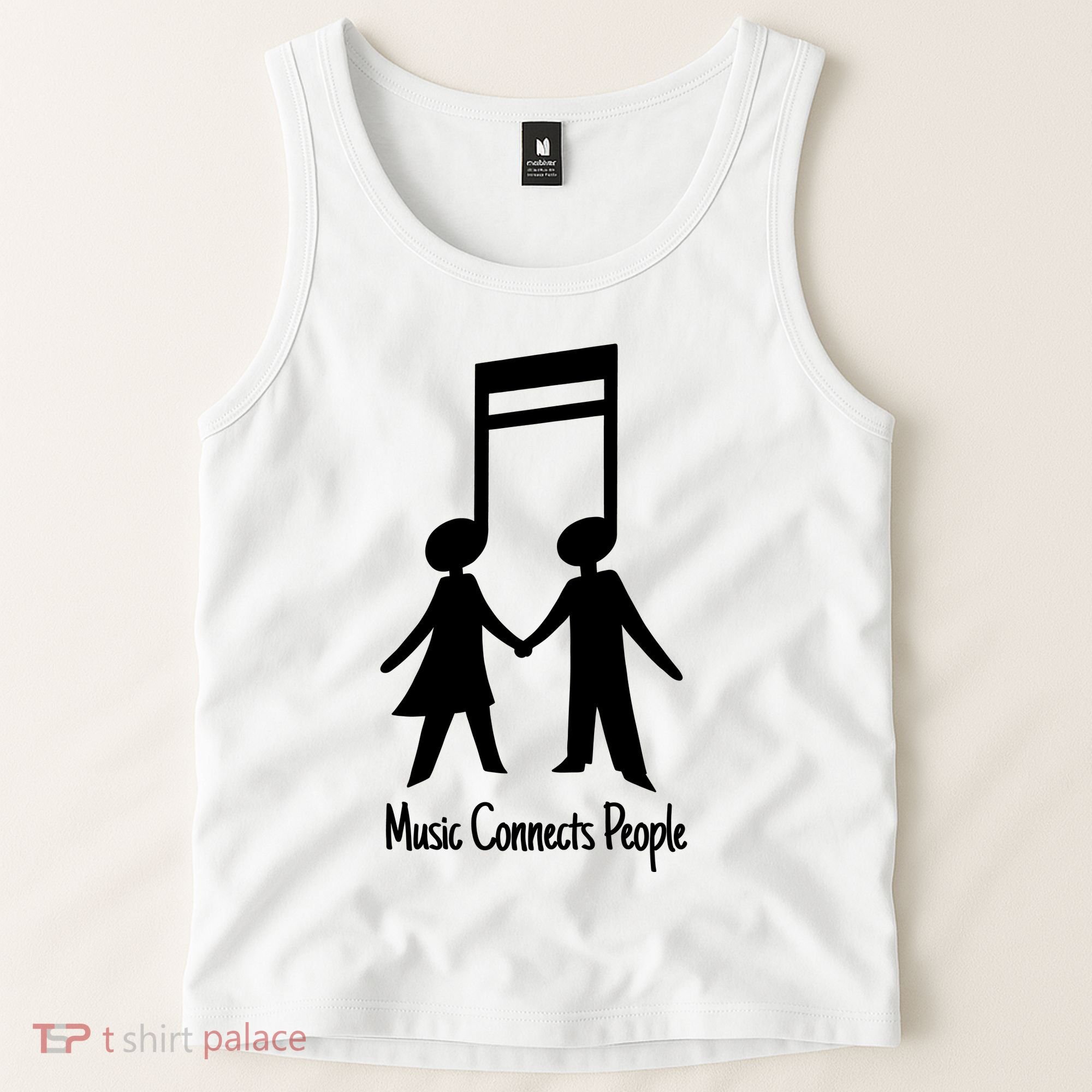 Music Connect People Cute Gift Tank Top