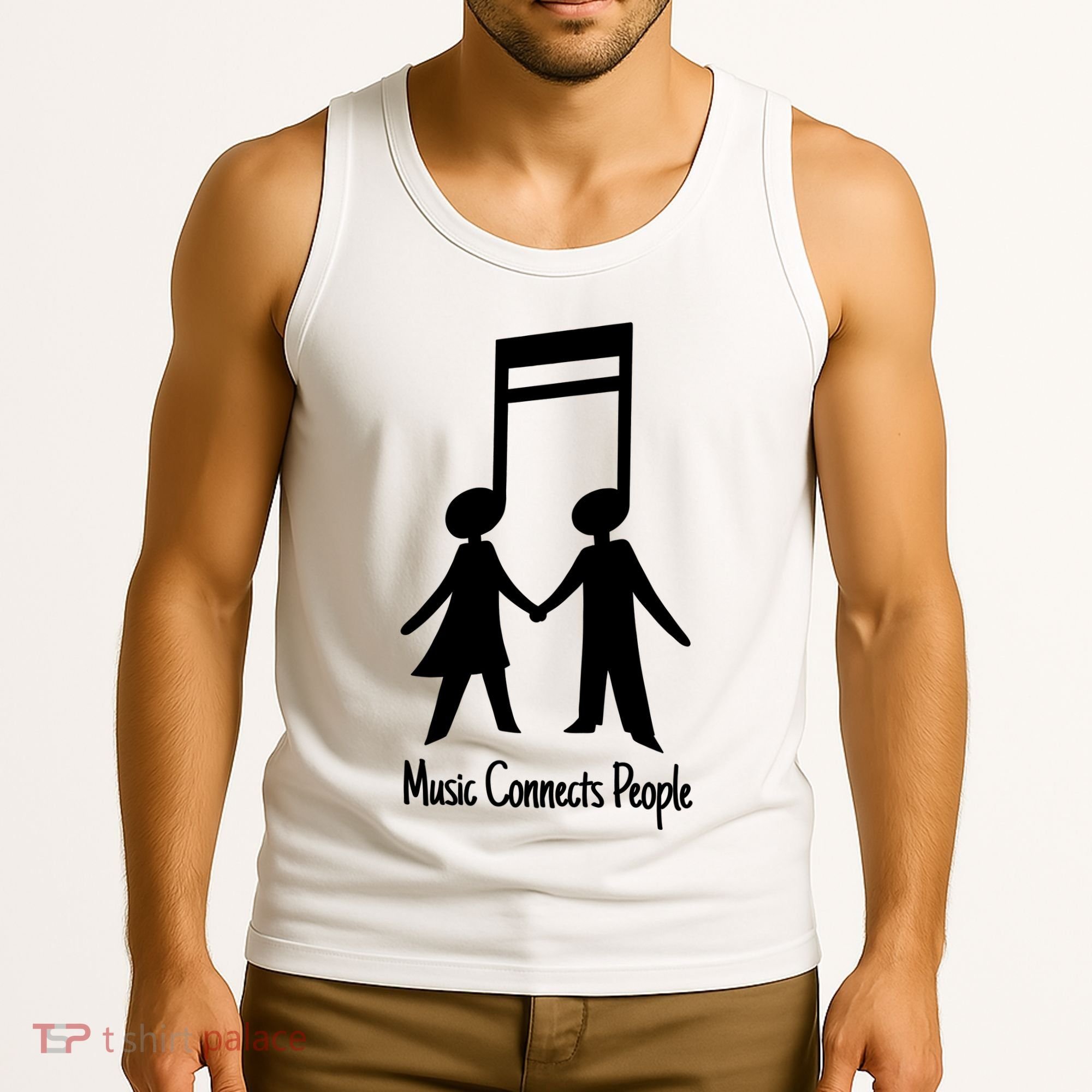 Music Connect People Cute Gift Tank Top